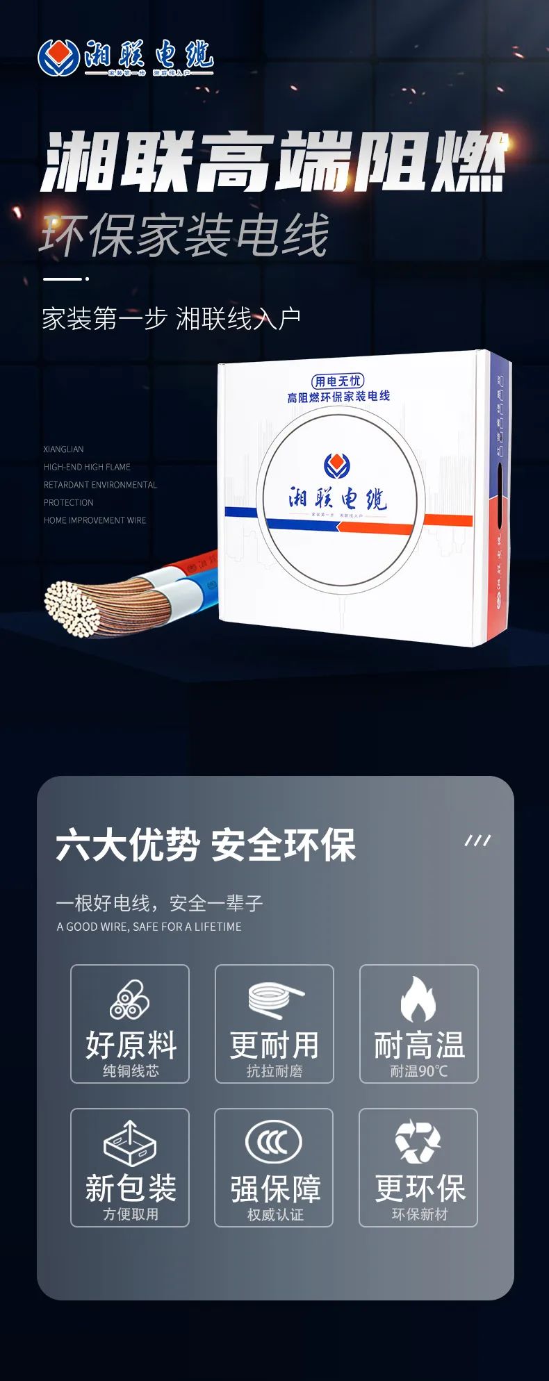 高端新品，雙層防護 品質升級，安全加倍 #安全用電你我湘聯
